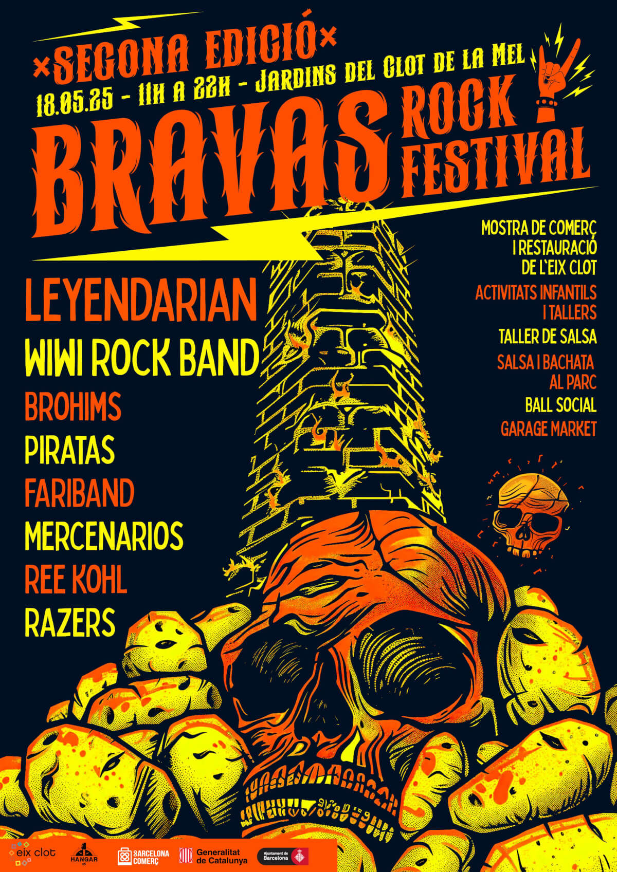 Bravas Rock Festival 2025 - Cartel