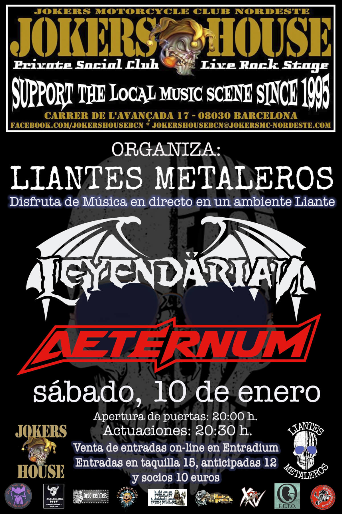 cartel-liantes-aeternum-Leyendarian-s Fiesta Liantes Metaleros - AETERNUM - LEYENDARIAN